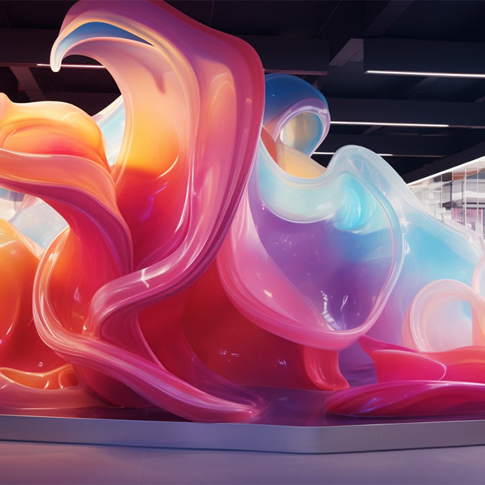 Futuristic Kiosk Design 1